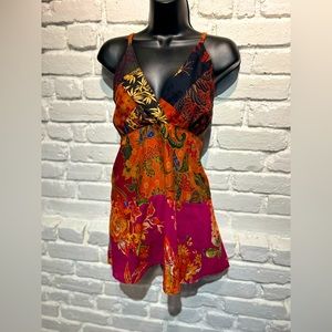 🍁🍁Round the world import size, small, beautiful, patchwork tank top